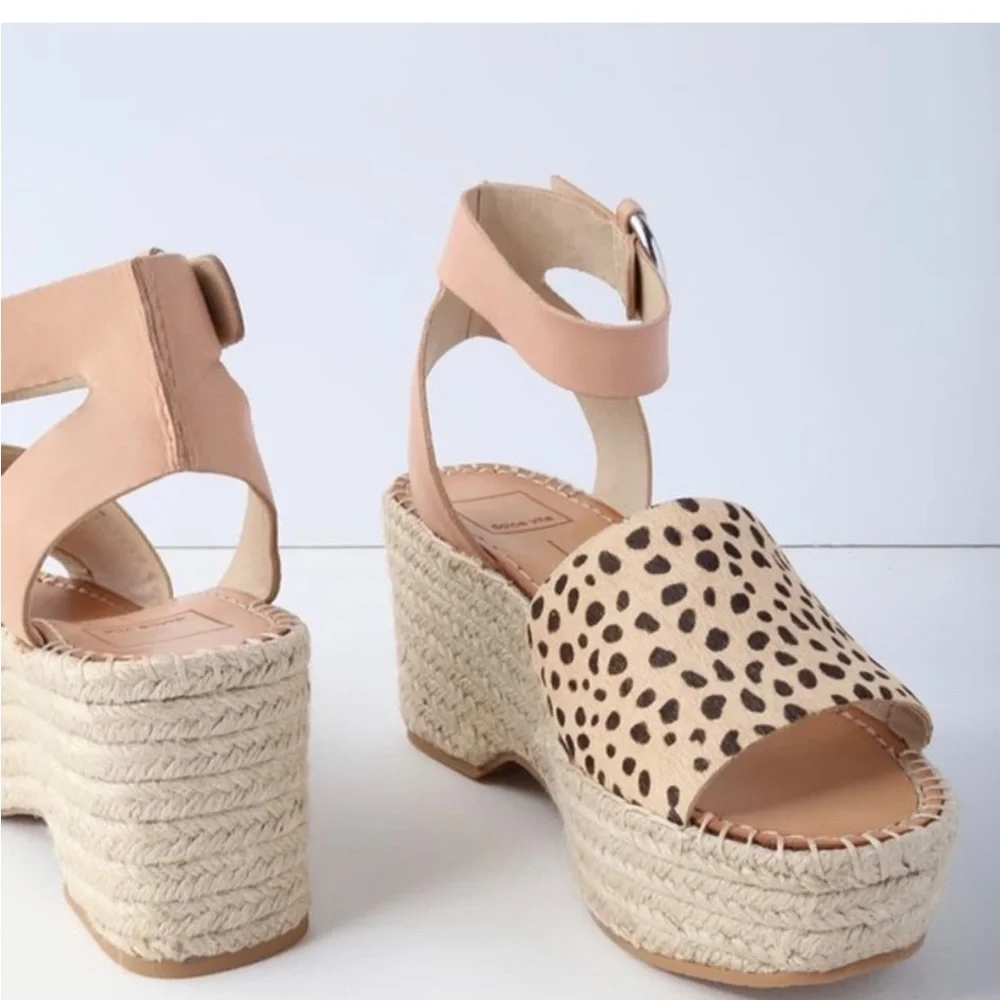 dolce vita leopard platforms - Picture 2 of 8